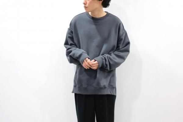 YOKE | OVERSIZED PIPING SWEAT SHIRT(CARBON BLACK) | パイピング ...