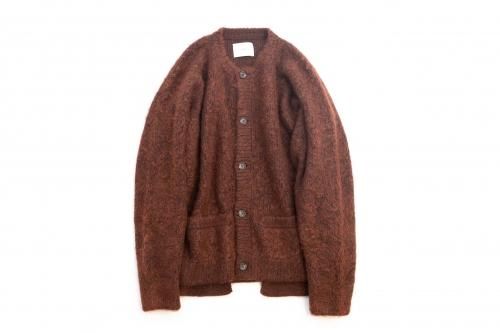 <img class='new_mark_img1' src='https://img.shop-pro.jp/img/new/icons47.gif' style='border:none;display:inline;margin:0px;padding:0px;width:auto;' />stein / SUPER KID MOHAIR CARDIGAN(BRICK)