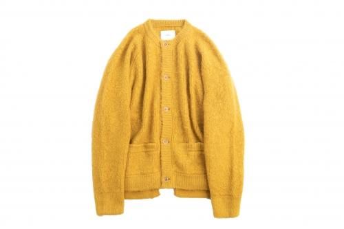 <img class='new_mark_img1' src='https://img.shop-pro.jp/img/new/icons47.gif' style='border:none;display:inline;margin:0px;padding:0px;width:auto;' />stein / SUPER KID MOHAIR CARDIGAN(YELLOW)