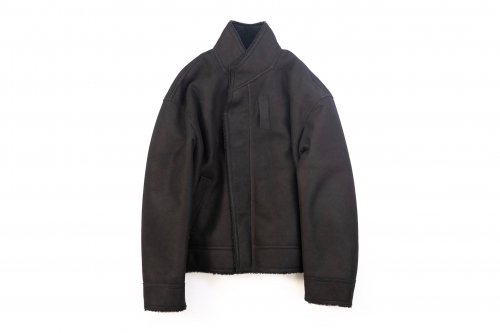 <img class='new_mark_img1' src='https://img.shop-pro.jp/img/new/icons47.gif' style='border:none;display:inline;margin:0px;padding:0px;width:auto;' />stein / REVERSIBLE MOUTON JACKET(BLACK)