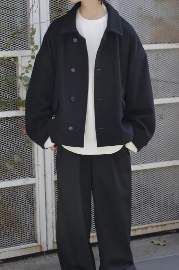 VOAAOV | ヴォアーブ MELTON SHORT JACKET(BLACK)通販サイト