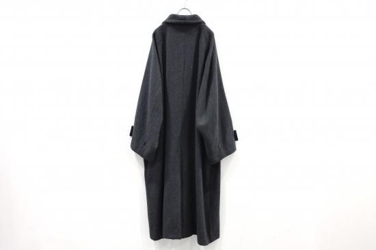 VOAAOV | ヴォアーブ WOOL OVERSIZE STANDCOLLAR COAT(CHARCOAL VOAAOV | ヴォアーブ WOOL OVERSIZE STANDCOLLAR COAT(CHARCOAL