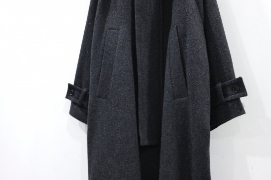 素晴らしい外見 値下げvoaaov / TWEED STANDCOLLAR COAT コート