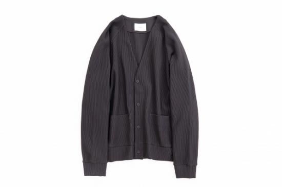 stein | シュタイン GRADATION PLEATS CARDIGAN(DARK CHARCOAL stein | シュタイン GRADATION PLEATS CARDIGAN(DARK CHARCOAL