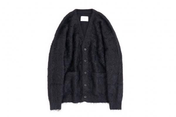 stein | シュタイン KID MOHAIR CARDIGAN(BLACK) / モヘアカーディガン