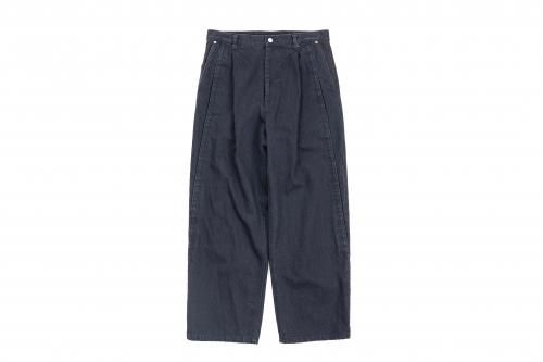<img class='new_mark_img1' src='https://img.shop-pro.jp/img/new/icons47.gif' style='border:none;display:inline;margin:0px;padding:0px;width:auto;' />stein / RECONSTRUCTION WIDE DENIM JEANS(BLACK) 