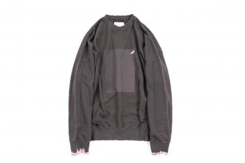 <img class='new_mark_img1' src='https://img.shop-pro.jp/img/new/icons47.gif' style='border:none;display:inline;margin:0px;padding:0px;width:auto;' />stein / OVERSIZED REBUILD SWEAT LS(GREY KHAKI)