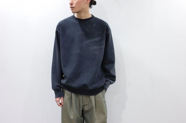 アンセルム　ANCELLM DAMAGE SWEAT SHIRT スウェット