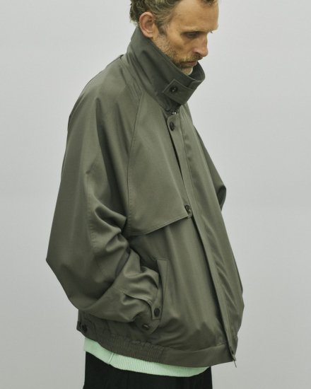 stein | シュタイン OVERSIZED HARRINGTON ZIP JACKET(BEIGE ...