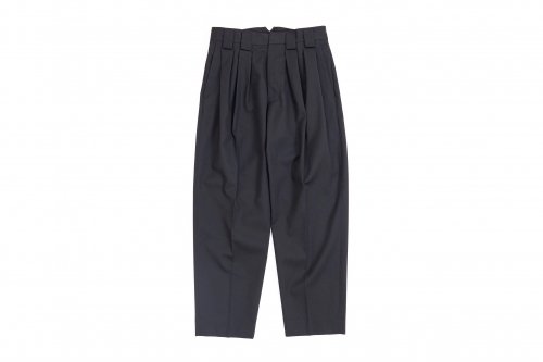 <img class='new_mark_img1' src='https://img.shop-pro.jp/img/new/icons47.gif' style='border:none;display:inline;margin:0px;padding:0px;width:auto;' />stein / DOUBLE WIDE TROUSERS(BLACK) 