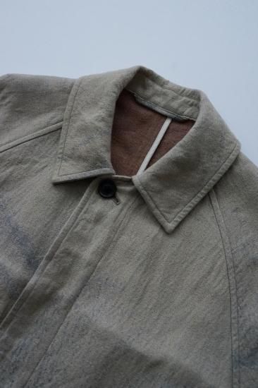 YOKE | JACQUARD BAL COLLAR COAT(BEIGE) | ジャガードバル YOKE | JACQUARD BAL COLLAR COAT(BEIGE) | ジャガードバル