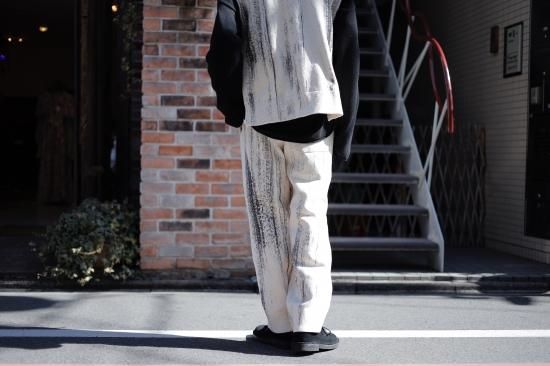 YOKE | PRINTED COTTON KNIT LOUNGE PANTS(ECRU) | プリント YOKE | PRINTED COTTON KNIT LOUNGE PANTS(ECRU) | プリント