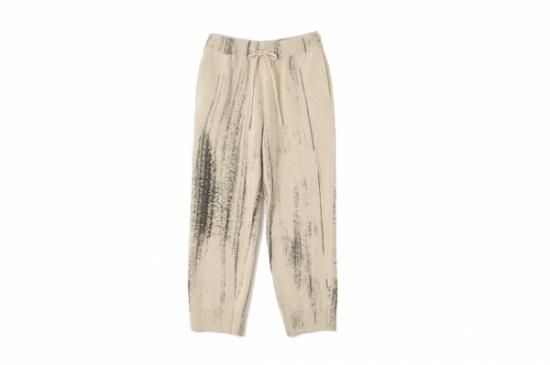 YOKE | PRINTED COTTON KNIT LOUNGE PANTS(ECRU) | プリントニット ...