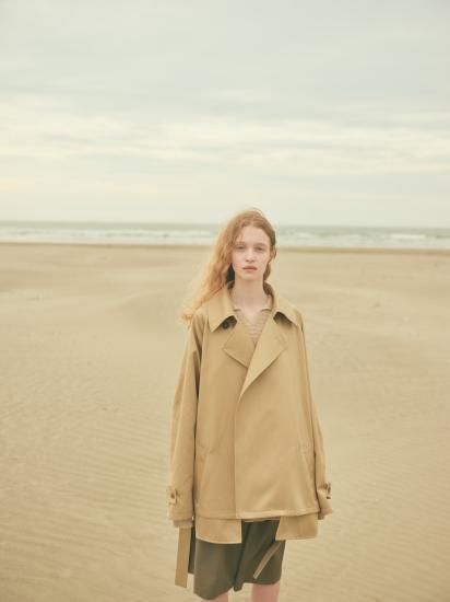 Blanc YM / Skipper Knit Shirt(BEIGE)通販サイト - 京都取扱い