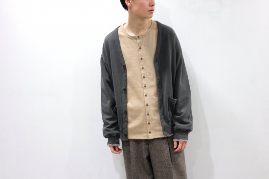 stein | シュタイン OVERSIZED REBUILD SWEAT CARDIGAN