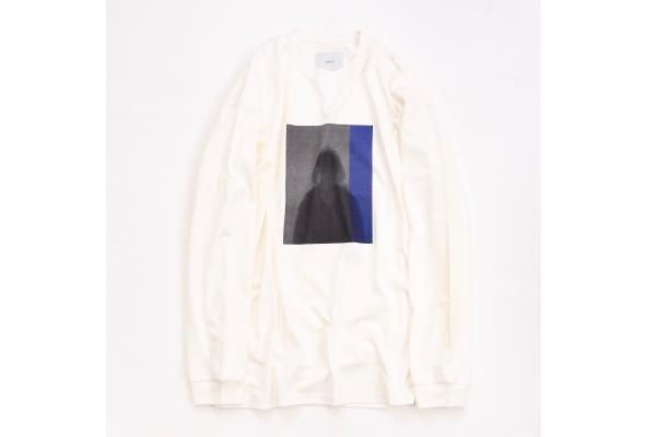 stein | シュタイン OVERSIZED LONG SLEEVE TEE - IMAGE -(WHITE 