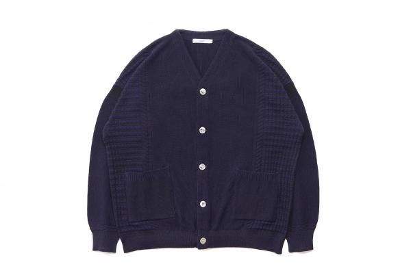 YASHIKI - 【ラスト1点】【22SS】Tsukiyo Cardigan(NAVY) | Salty