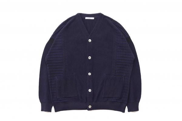 YASHIKI / Unabara Cardigan(NAVY) | ウナバラカーディガン(ネイビー 