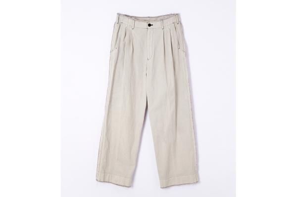 YOKE 2pleated wide trousers 22AW