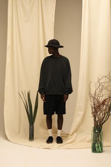 KANEMASA | カネマサ Typewriter Knit techno shorts (BLACK