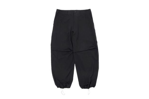 KANEMASA | カネマサ Typewriter Knit techno Over pants (BLACK