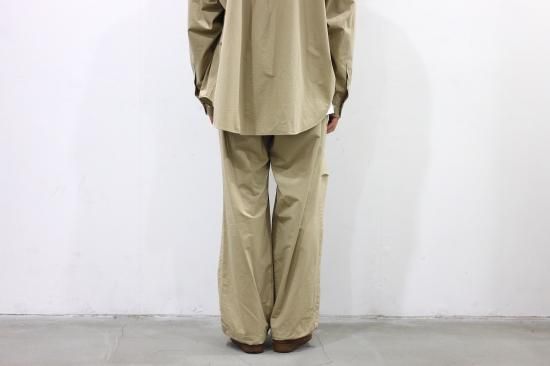 カネマサ Typewriter Knit techno Over pants KANEMASA | カネマサ Typewriter Knit techno Over pants (BEIGE