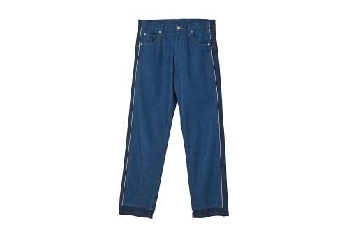 <img class='new_mark_img1' src='https://img.shop-pro.jp/img/new/icons47.gif' style='border:none;display:inline;margin:0px;padding:0px;width:auto;' />YOKE / CONNECTED 7P STRAIGHT DENIM TROUSERS(L.INDIGO)