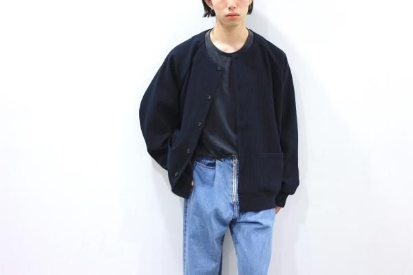 stein | シュタイン GRADATION PLEATS CARDIGAN(DARK NAVY ...