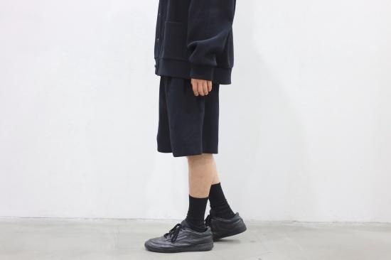 stein | シュタイン GRADATION PLEATS SHORT TROUSERS(BLACK stein | シュタイン GRADATION PLEATS SHORT TROUSERS(BLACK