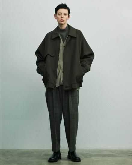 stein | シュタイン OVERSIZED HARRINGTON ZIP JACKET(MILITARY KHAKI