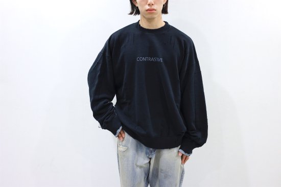 stein | シュタイン OVERSIZED REBUILD SWEAT LS(DARK