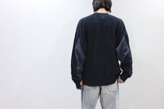 stein | シュタイン OVERSIZED REBUILD SWEAT LS(DARK NAVY stein | シュタイン OVERSIZED REBUILD SWEAT LS(DARK NAVY