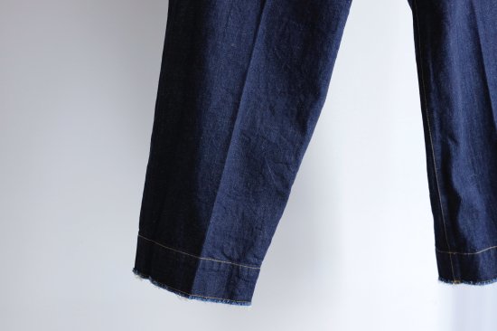 YOKE（ヨーク） Cut-off Wide Denim Trousers（カットオフワイド