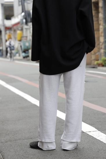 ANCELLM/exclusive】CRASH SWEAT LAYERD PANTS EX