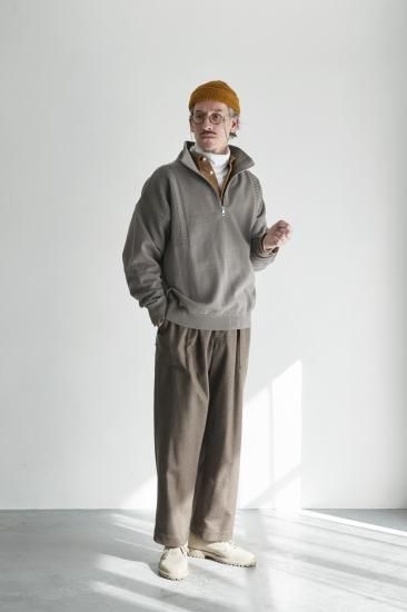 中華のおせち贈り物 YASHIKI スイキョウハーフ | Knit(GREIGE) Zip Half Suikyo / ジャケット・アウター