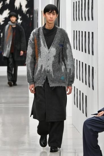 YOKE | STILL JACQUARD CARDIGAN(TOP GRAY) | スティル YOKE | STILL JACQUARD CARDIGAN(TOP GRAY) | スティル