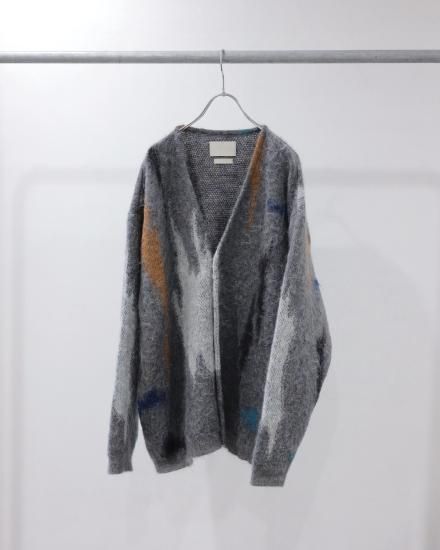 YOKE | STILL JACQUARD CARDIGAN(TOP GRAY) | スティル YOKE | STILL JACQUARD CARDIGAN(TOP GRAY) | スティル