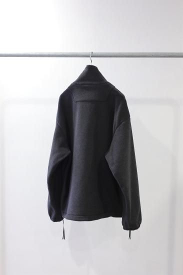 BLACK FLEECE 長袖シャツ YOKE | FLEECE PULLOVER SHIRT(BLACK) | フリースプルオーバー
