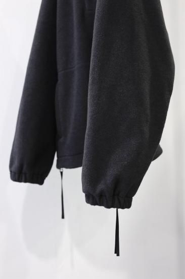 YOKE | FLEECE PULLOVER SHIRT(BLACK) | フリースプルオーバー