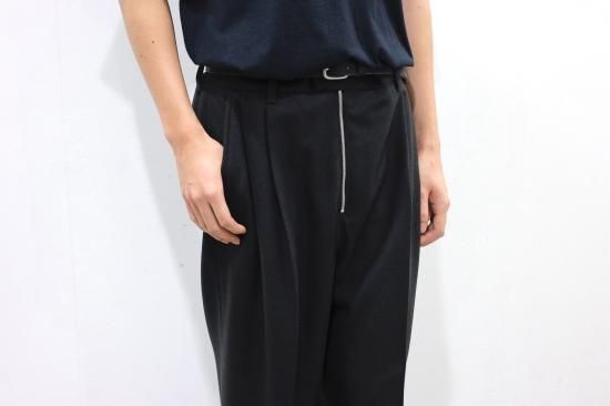 stein | シュタイン EX WIDE TAPERED BARE ZIP TROUSERS(SHADE stein | シュタイン EX WIDE TAPERED BARE ZIP TROUSERS(SHADE