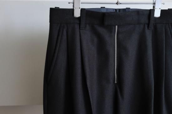 stein | シュタイン EX WIDE TAPERED BARE ZIP TROUSERS(SHADE stein | シュタイン EX WIDE TAPERED BARE ZIP TROUSERS(SHADE