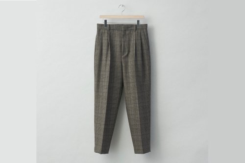 <img class='new_mark_img1' src='https://img.shop-pro.jp/img/new/icons47.gif' style='border:none;display:inline;margin:0px;padding:0px;width:auto;' />stein / EX WIDE TAPERED TROUSERS(GLEN CHECK)
