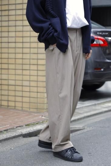 SAYATOMO / 2-Tack Cotton Nylon Military Pants(GREIGE) | 2