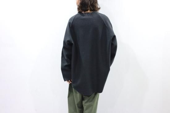 VOAAOV | ヴォアーブ OVERSIZED CREWNECK KINT (CHARCOAL)通販