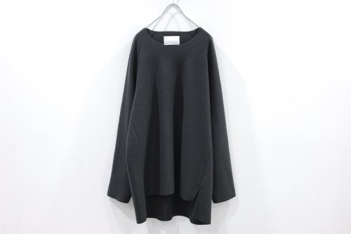 <img class='new_mark_img1' src='https://img.shop-pro.jp/img/new/icons47.gif' style='border:none;display:inline;margin:0px;padding:0px;width:auto;' />VOAAOV / OVERSIZED CREWNECK KNIT(CHARCOAL)