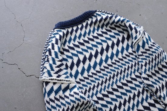 EXCLUSIVE] Blanc YM / Reversible Knit(BLUE) / 別注リバーシブルニット(ブルー)通販サイト -  京都取扱い店舗 ATTEMPT KYOTO Online Shop/ アテンプト キョウト