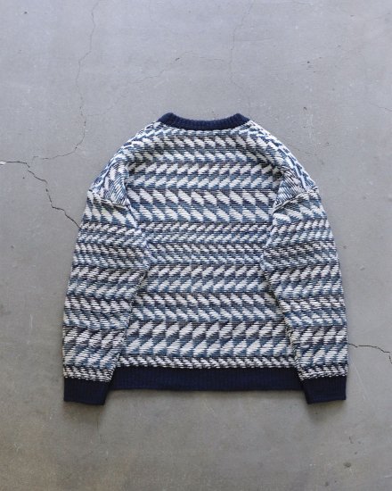 [EXCLUSIVE] Blanc YM / Reversible Knit(BLUE) / 別注リバーシブル 