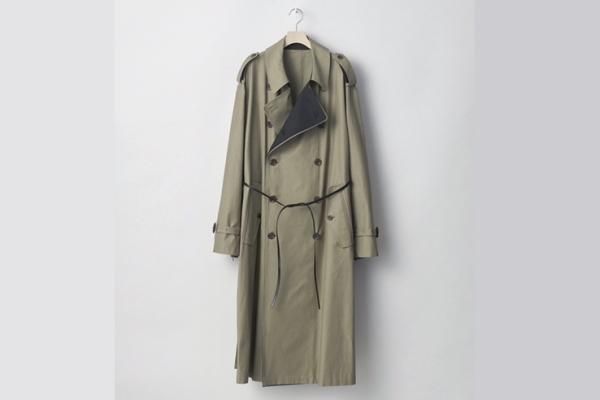 stein | シュタイン OVERSIZED DOUBLE LAPELED TRENCH COAT(BEIGE x 