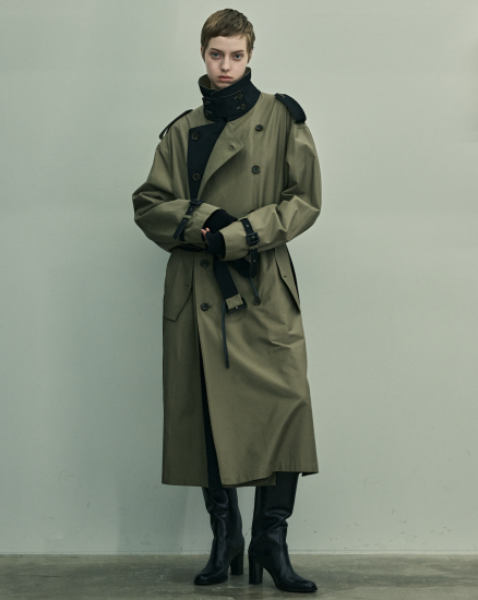 stein | シュタイン OVERSIZED DOUBLE LAPELED TRENCH COAT stein | シュタイン OVERSIZED DOUBLE LAPELED TRENCH COAT