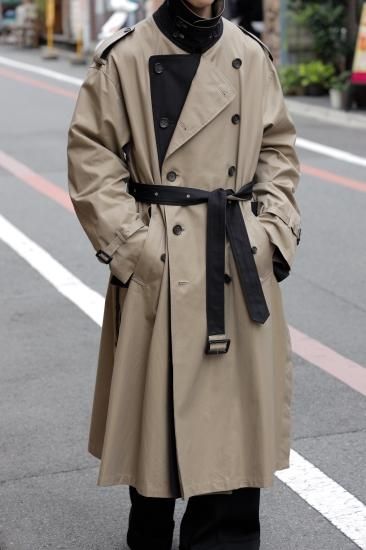 stein | シュタイン OVERSIZED DOUBLE LAPELED TRENCH COAT stein | シュタイン OVERSIZED DOUBLE LAPELED TRENCH COAT